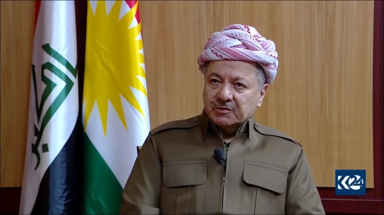 Serok Barzanî serexweşîyê li kesukarên qurbaniyên teqînên Rojavayê Kurdistanê dike